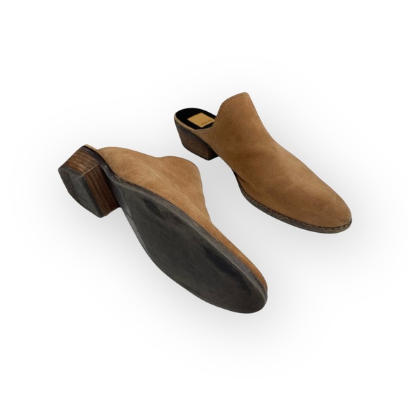 Dolce Vita  Festival Slip On Heeled Mules  Truffle Light Brown Suede  10M  - Picture 11 of 16